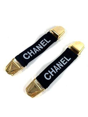 Chanel Belt Armband Rubber Black